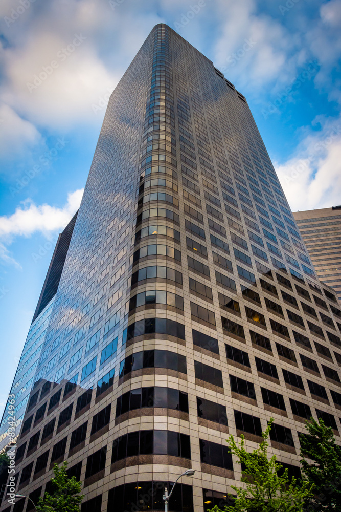 Modern building in downtown Seattle, Washington.