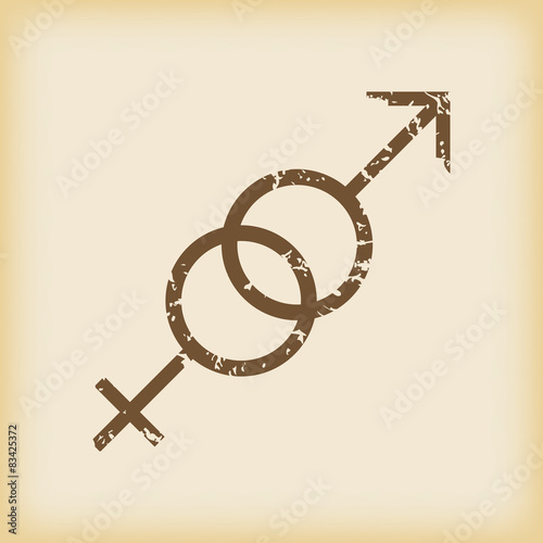 Grungy percent icon