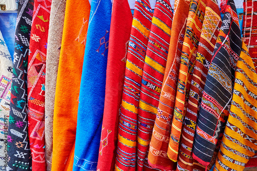 Traditional market in Chefchaouen, Morocco