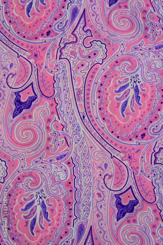 Antique floral with colorful flowers pattern useful for textures