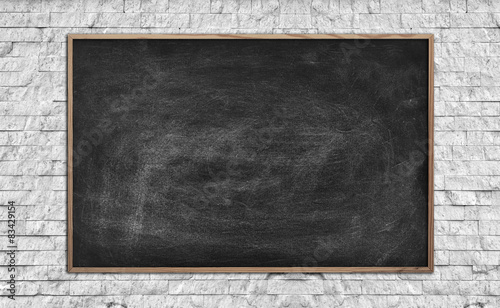 blank chalk board