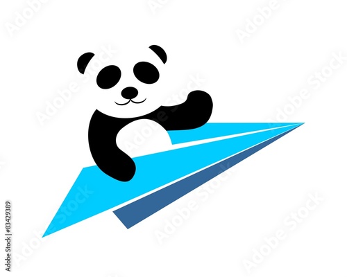 Fototapeta Naklejka Na Ścianę i Meble -  Flying Pandas
