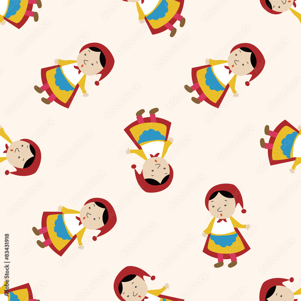 fairytale princess , cartoon seamless pattern background fairytale princess , cartoon seamless pattern background