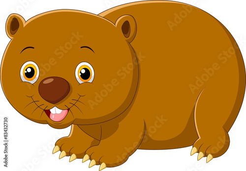 Cartoon wombat