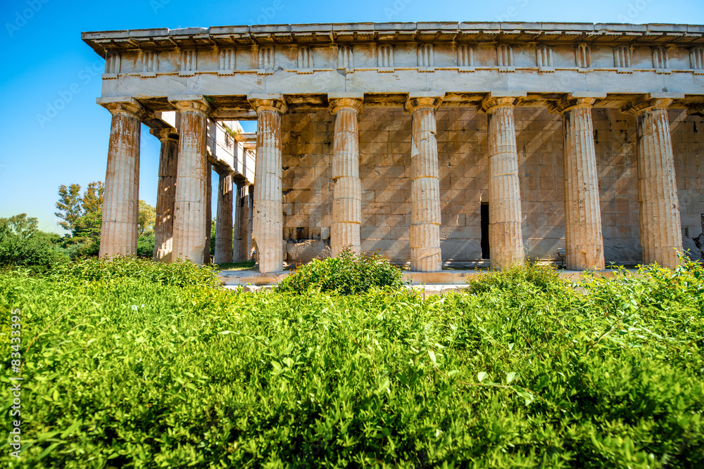 Fototapeta premium Hephaistos temple in Agora near Acropolis