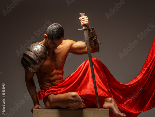 Photography Muscular Rome warrior