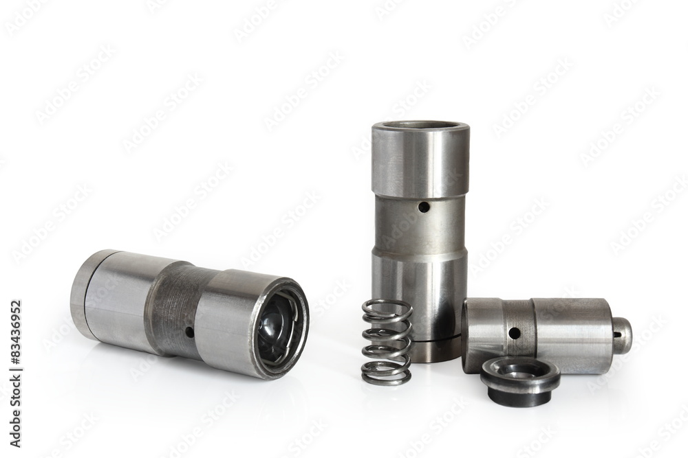 valve tappet isolated on white background valve tappet isolated on white background