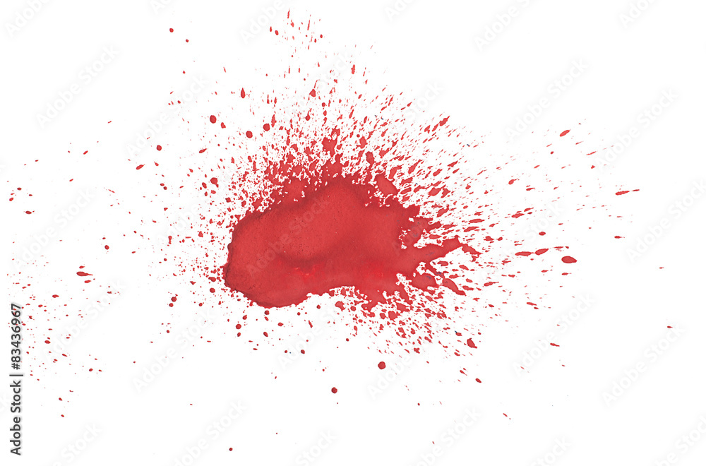 Abstract hand drawn red drop splatter stain blood splash spray Abstract hand drawn red drop splatter stain blood splash spray
