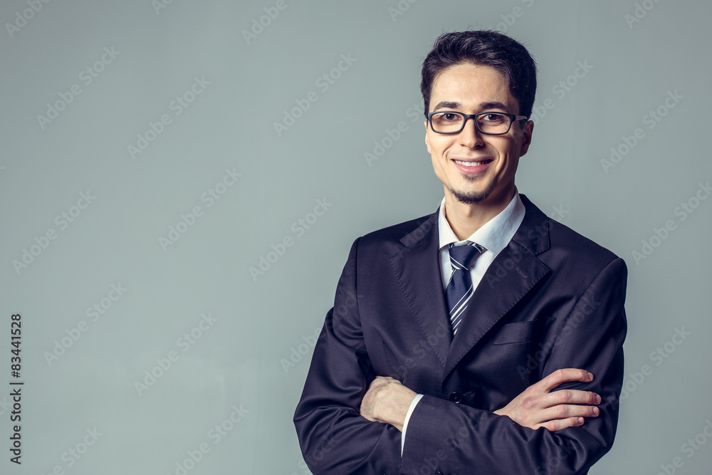 Young successful businessman