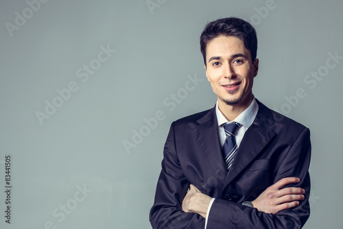 Young successful businessman