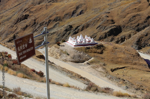 Drak Yerpa monastery at 4885 ms. Lasa pref.-Tibet. 1466