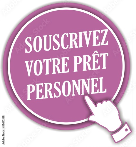 bouton souscrivez votre prêt personnel