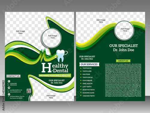 dental Care flyer & magazine template