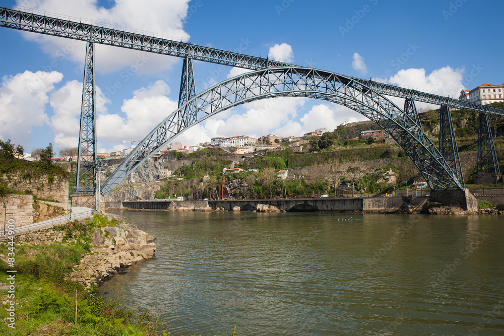 Fototapeta premium Maria Pia Bridge in Porto