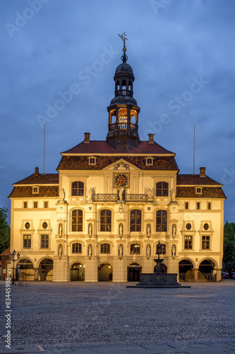 The historical Town Hall in Luneburg, Lower Saxony