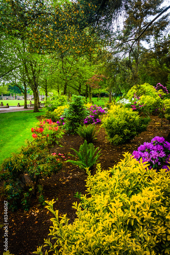 Gardens at Downtown Park, in Bellevue, Washington.