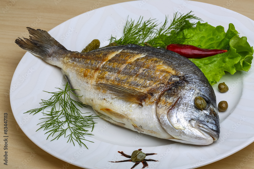 Grilled dorado