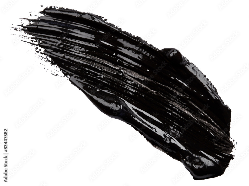 Fototapeta premium Strokes of black paint