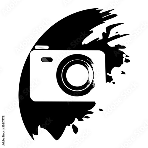 Photo camera - Vector icon isolated