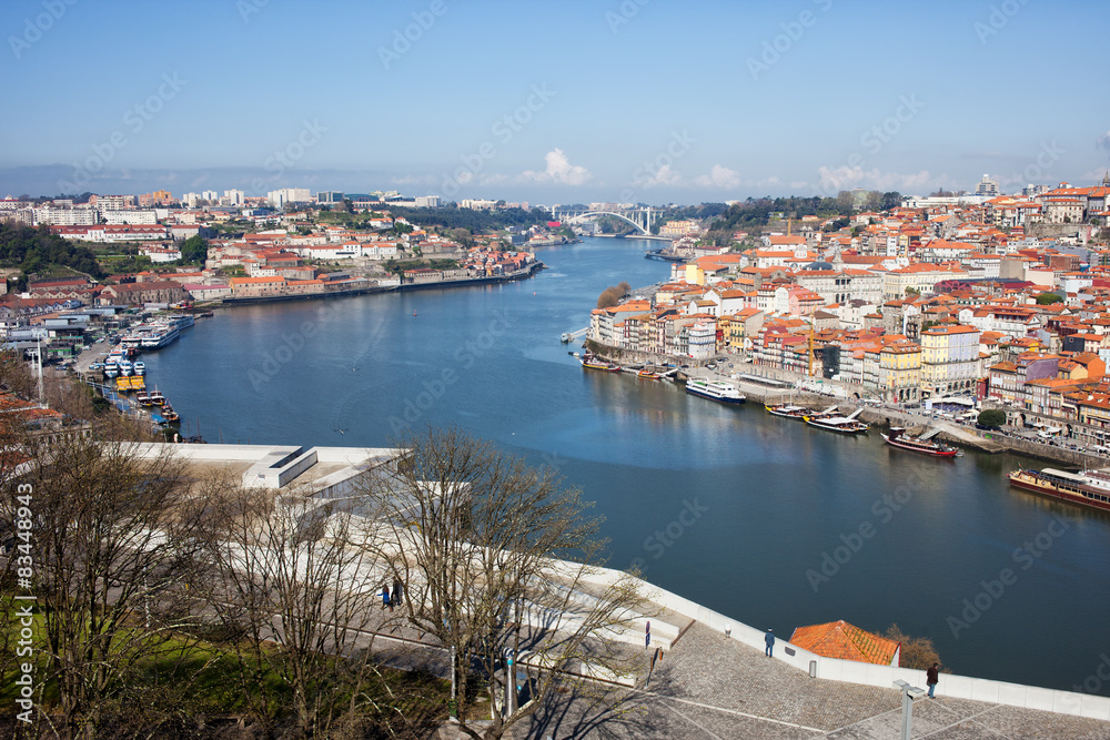 Vila Nova de Gaia and Porto in Portugal