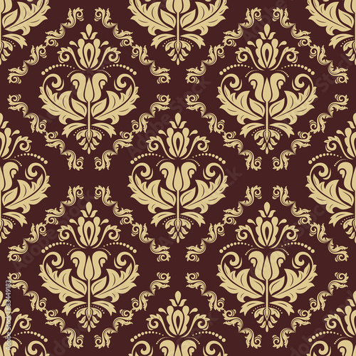 Damask Seamless Vector Pattern