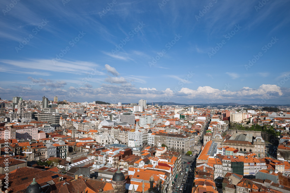 City of Oporto in Portugal from Above