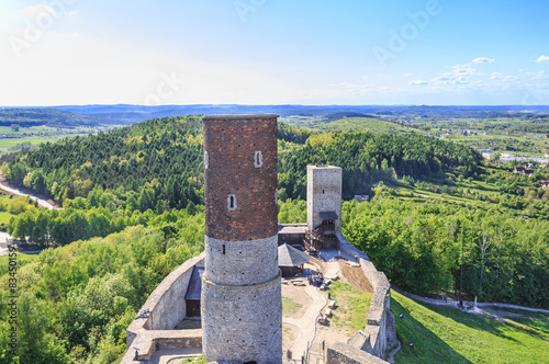 Obraz na płótnie Checiny Royal Castle near Kielce, Poland w salonie