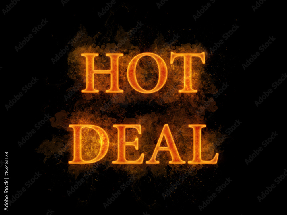 Hot deal fire text