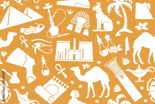 Egyptian seamless background