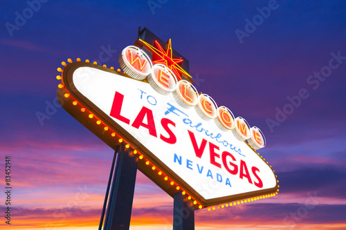 Welcome To Fabulous Las Vegas Nevada Sign