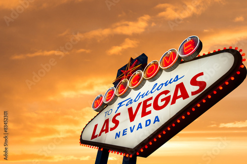 Welcome To Fabulous Las Vegas Nevada Sign photo