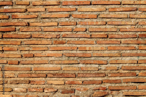 Rustic brick wall texture.