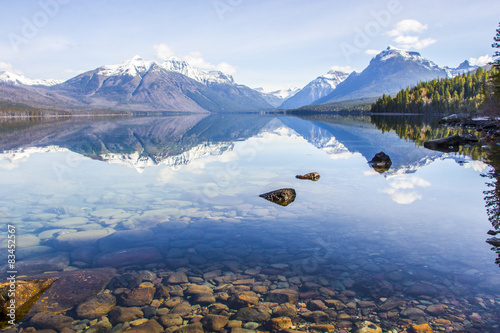 Crystal clear lake photo