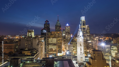 Obraz na płótnie Philadelphia Skyline w salonie
