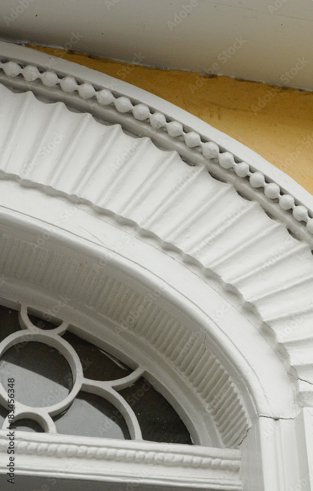 Obraz premium Detail of elegant Greek Revival Door Surround.
