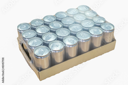 canned production in carton box