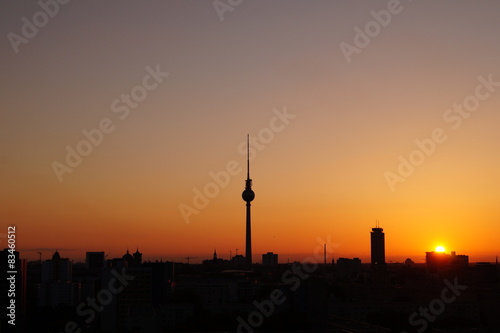 Sonnenuntergang in Berlin 