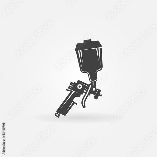 Spray gun vector icon