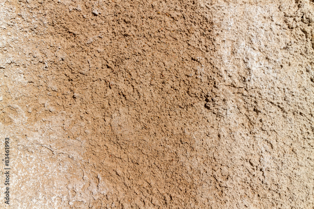 Ancient clay wall texture.