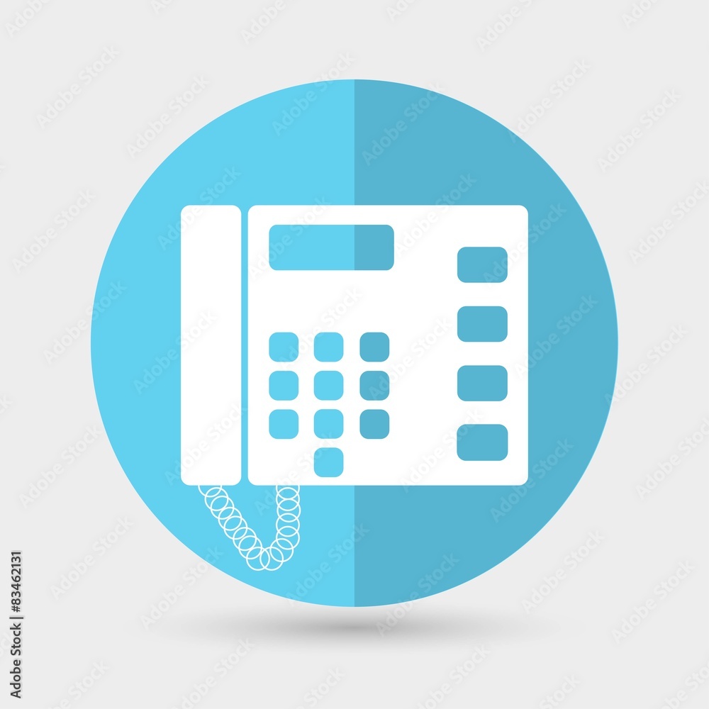 Telephone vector icon isolated Telephone vector icon isolated