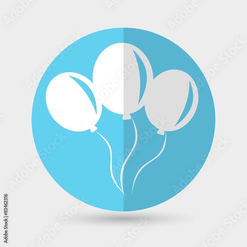 balloon icon on a white background