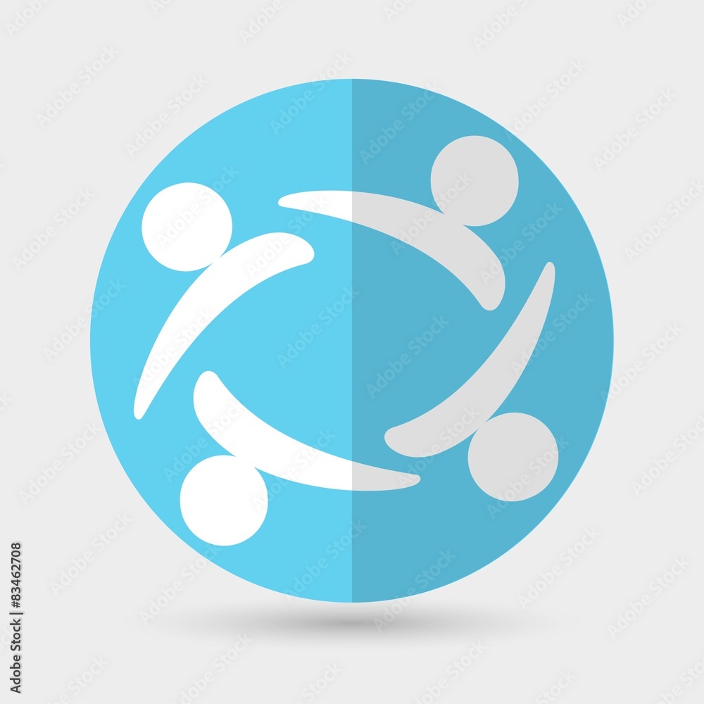 Business icon. Handshake on a white background Business icon. Handshake on a white background