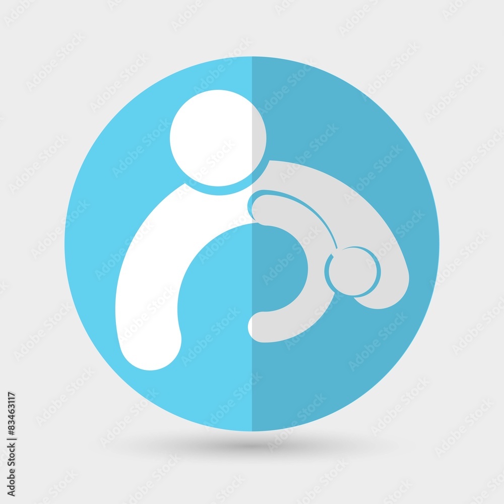 Business icon. Handshake on a white background Business icon. Handshake on a white background