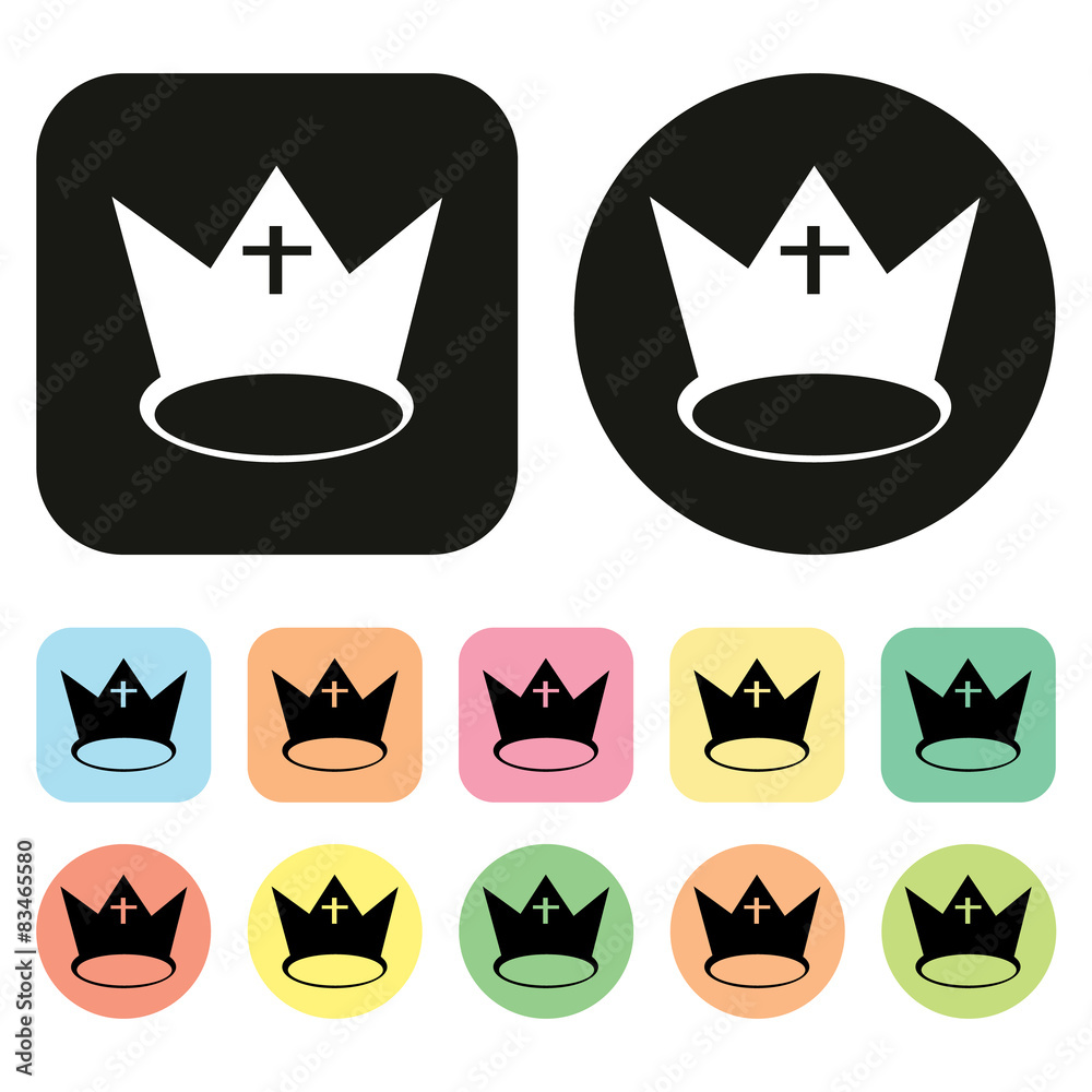 crown icon. vector crown icon. vector