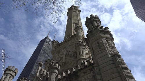 Historical Chicago Water Tower. photo