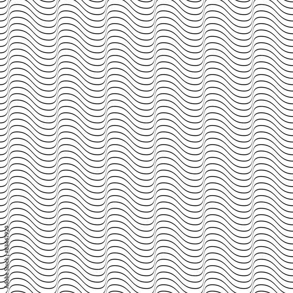 Seamless wavy line pattern Seamless wavy line pattern