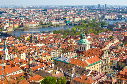 Aerial view of Prague (Czech Republic)
