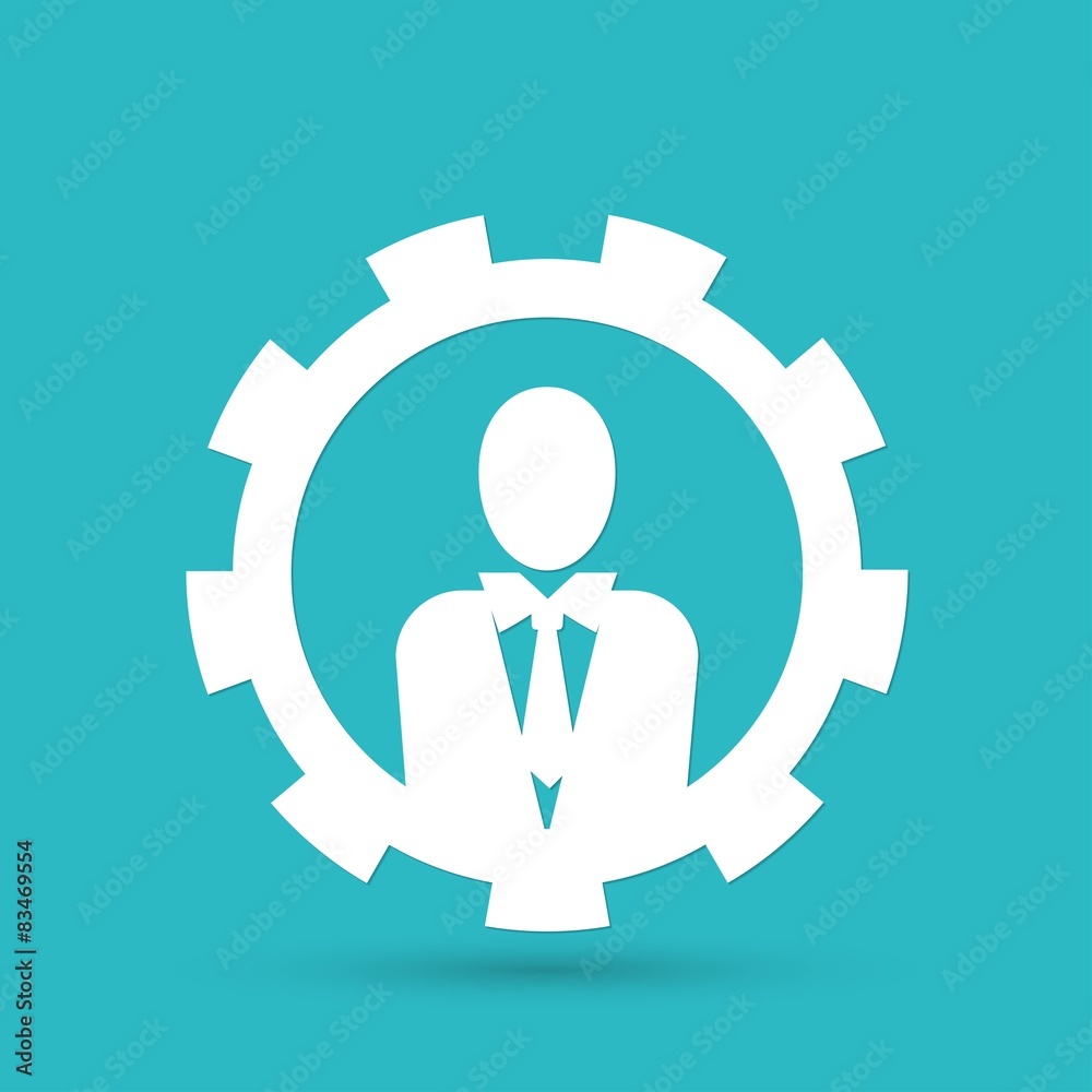 Man manager icon Man manager icon