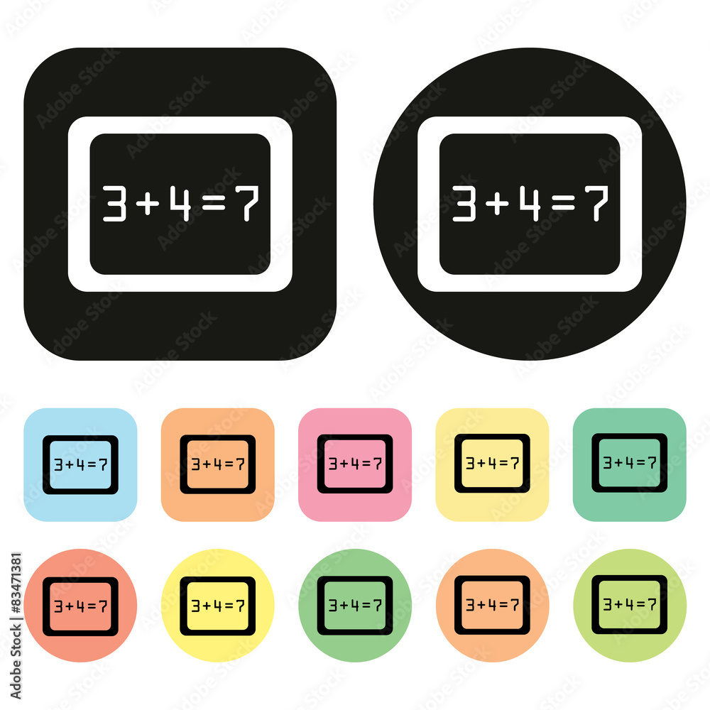 mathematics icon mathematics icon