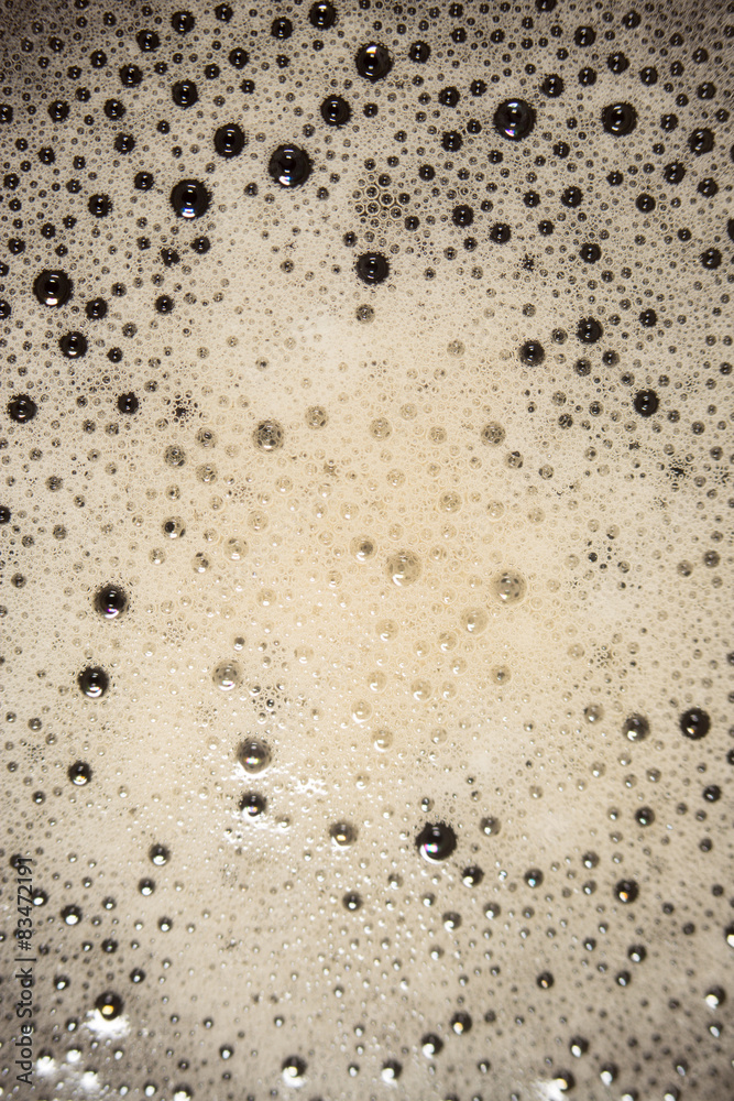coffee foam. close-up coffee foam. close-up